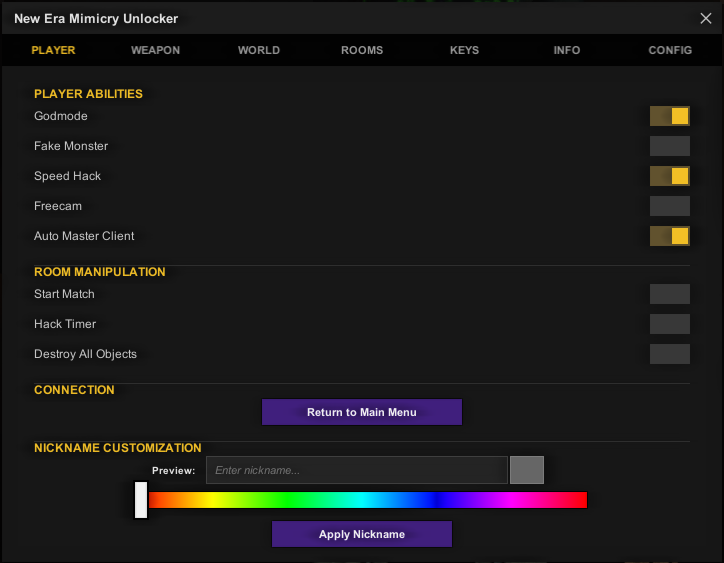 New Era Mimicry Unlocker